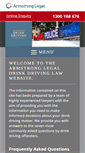 Mobile Screenshot of drinkdrivinglawyers.armstronglegal.com.au